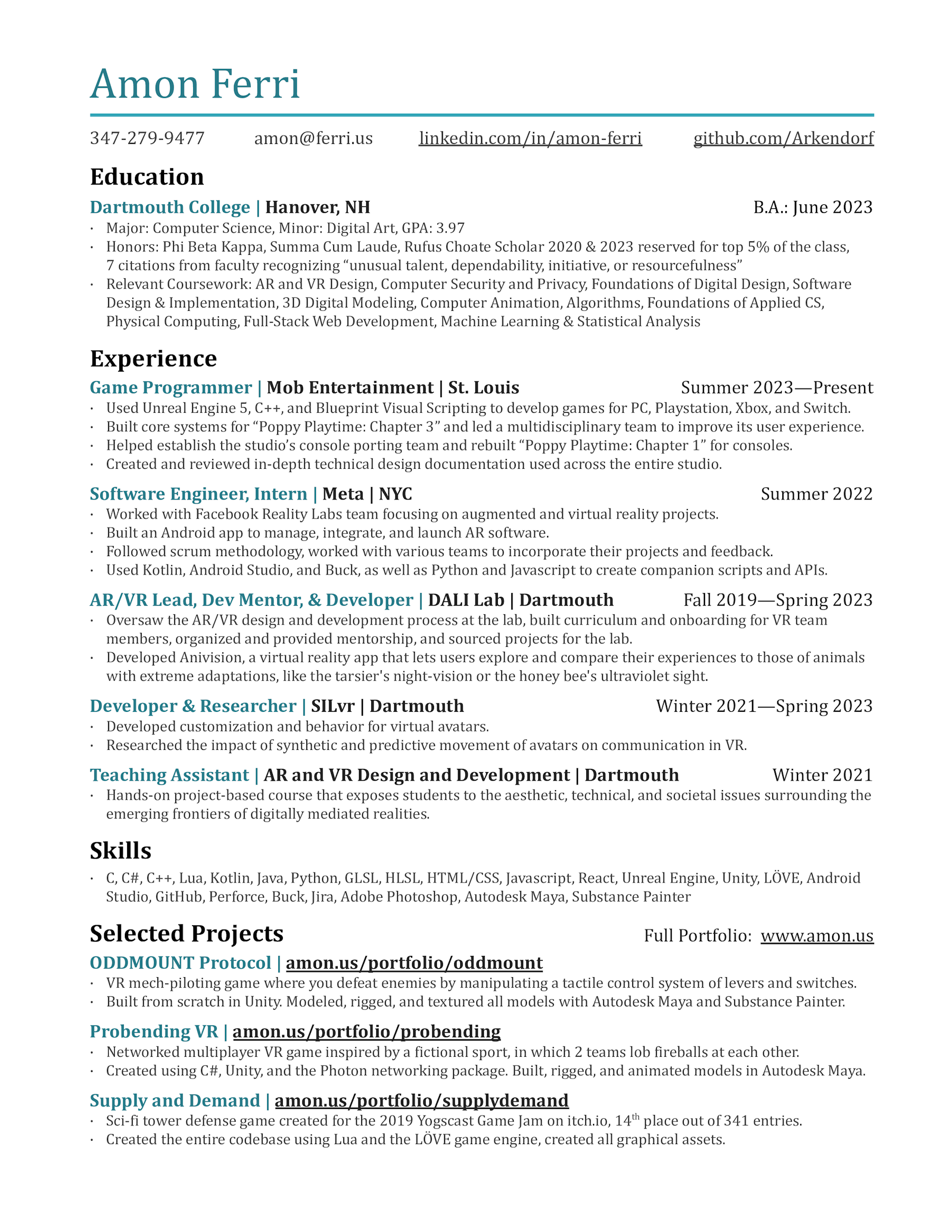 Resume
